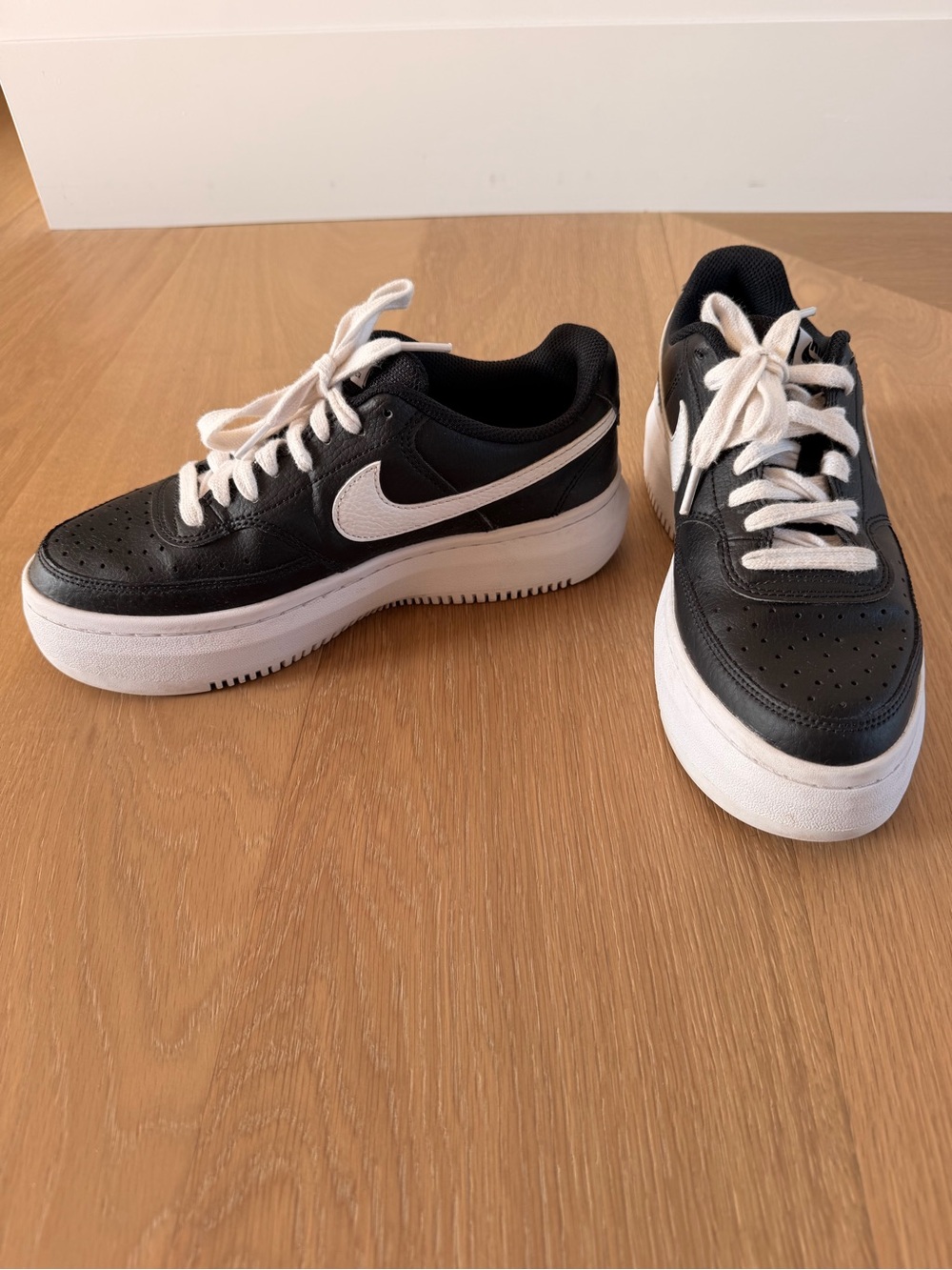 Nike Court Vision Alta 'Black White'